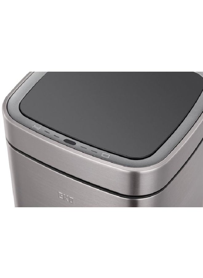 EKO Ecosmart X Rechargeable Sensor Trash Bin Silver and Black 12 L EK9252RGMT-12L  - Image 4