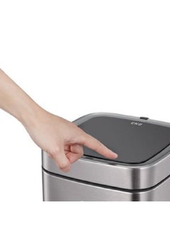 EKO Ecosmart X Rechargeable Sensor Trash Bin Silver and Black 12 L EK9252RGMT-12L  - Image 5