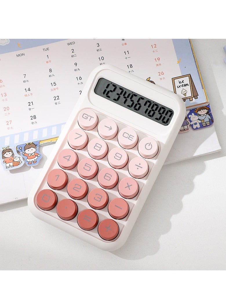 Generic Candy color gradient 10-digit calculator, office calculator, student calculator  - Image 1
