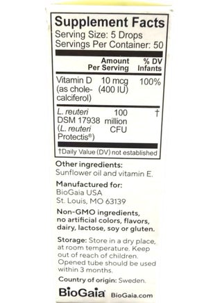 Baby Protectis Drops, Immune Active, 0-36 Months, 0.34 fl oz (10 ml) Packaging May Vary - view 2