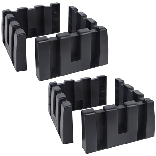 YOFIT Multipurpose Cargo Organizer Blocks Car Trunk Storage Organizer Blocks, Should Be Used with Wool Trunk's Carpet for Car/Truck/SUV/Van, Set of 4 - Image 1