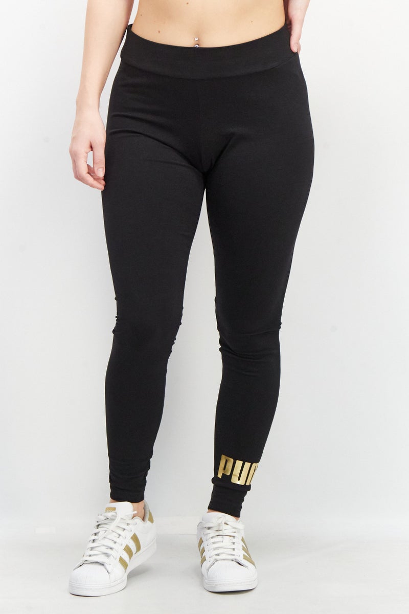PUMA Women Sport Fit Training Leggings, Black - Image 1