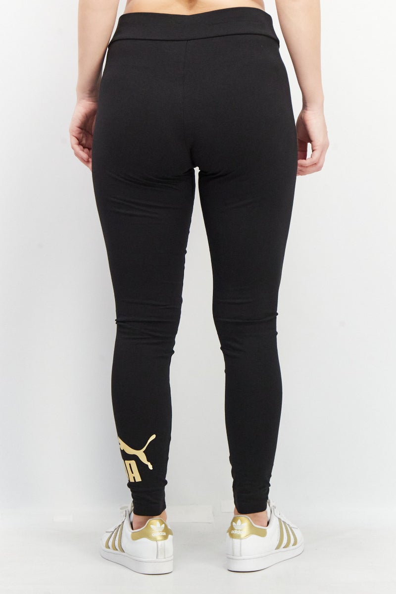 PUMA Women Sport Fit Training Leggings, Black - Image 3
