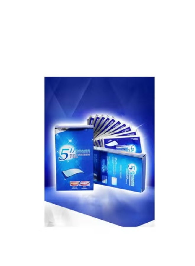 5دي شرائح تبييض الأسنان البيضاء خماسية الأبعاد - 10-قطع - Image 2