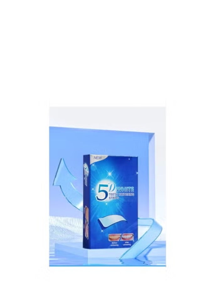 5دي شرائح تبييض الأسنان البيضاء خماسية الأبعاد - 10-قطع - Image 4