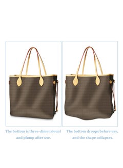 Generic 2 Pack Handbag Base Shaper Felt Bottom Insert for Tote Leather Purse Crossbody Backpack Travel Bag M Beige  - Image 5