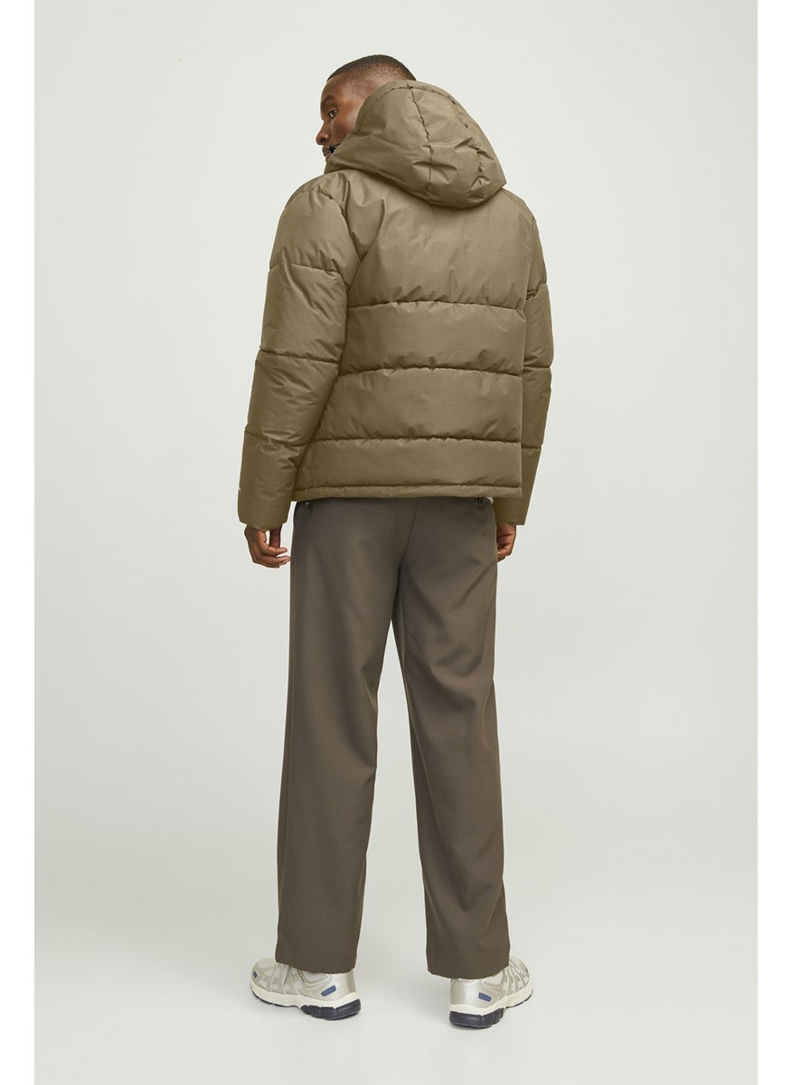 Jack Jones - Jjworld Puffer Jacket Beige Men's Coat - Image 1
