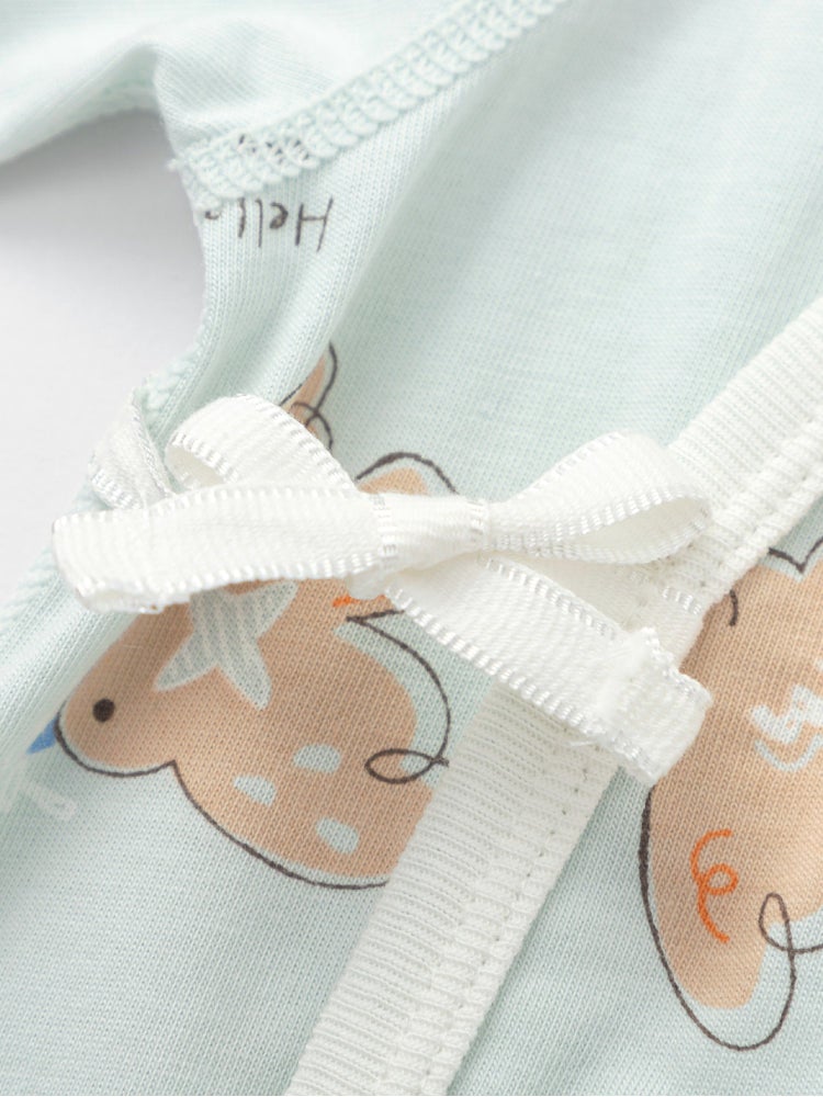 Balabala Unisex Set Of Two Wrap Style Bodysuits - Image 4