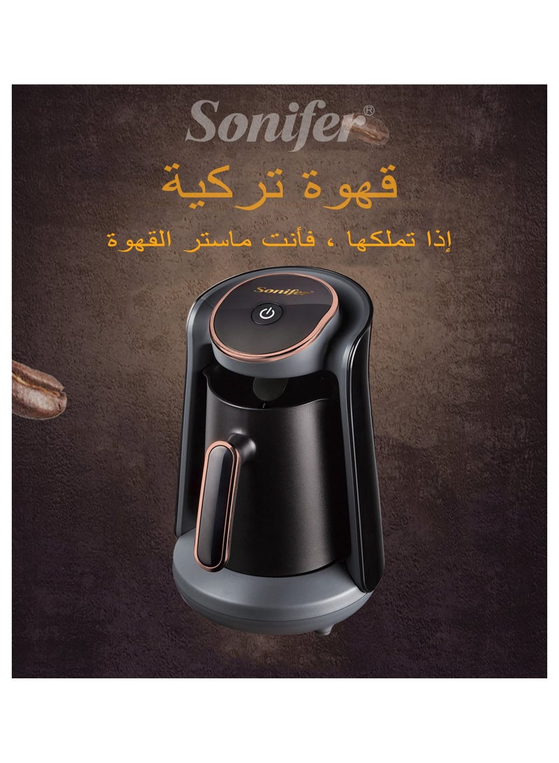 Sonifer 0.5L Turkish Coffee Brewer with Smart Overflow Protection, 800W, - Image 1