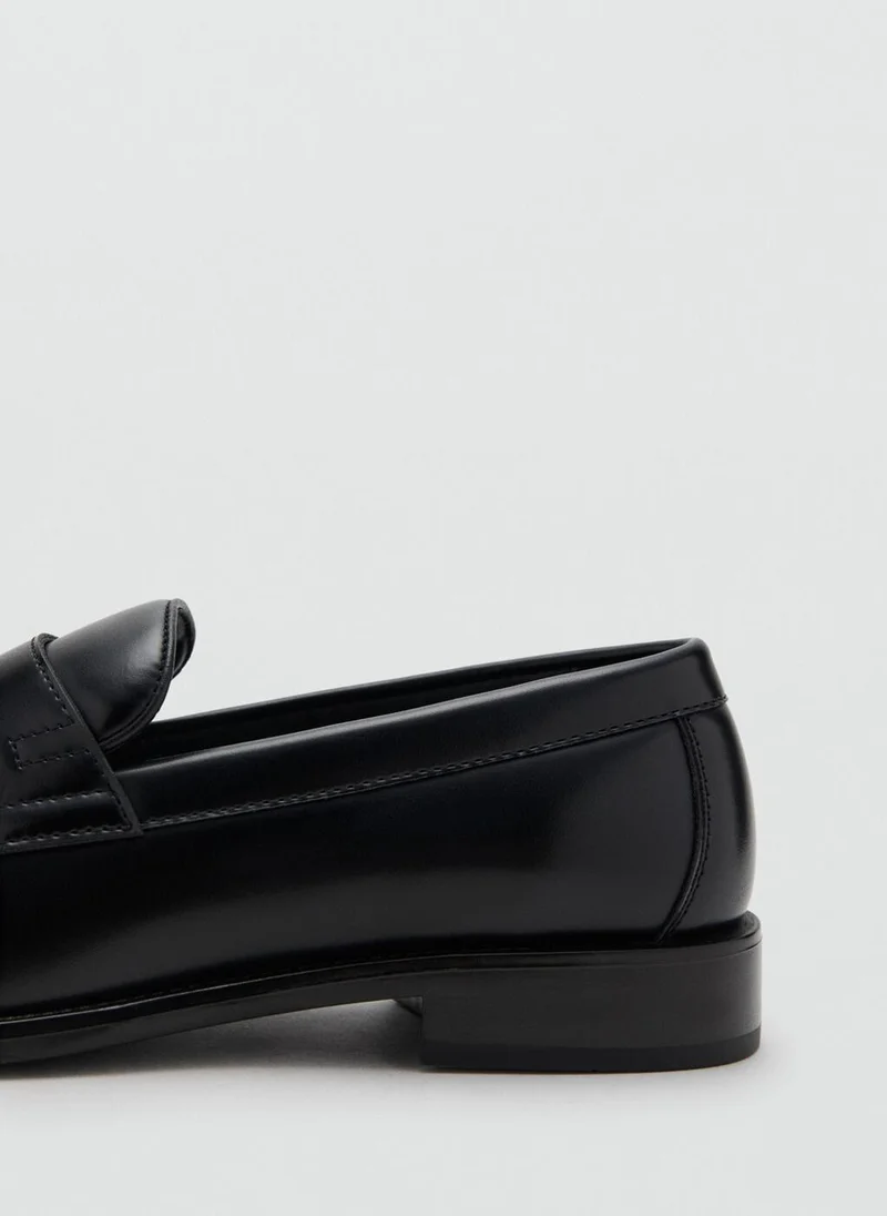 Mango Man  Nappa leather-effect moccasins for Men | Best Price UAE