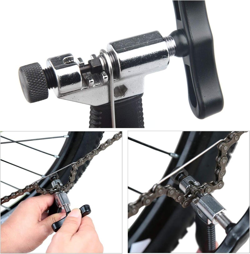 Oumers Universal Bike Chain Tool, Road & Mountain Bicycle Chain Breaker & Installer Kit, Chian Splitter Repair Kit - Image 5