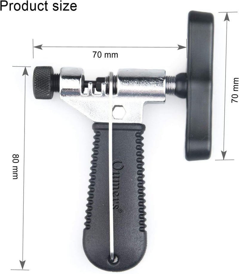 Oumers Universal Bike Chain Tool, Road & Mountain Bicycle Chain Breaker & Installer Kit, Chian Splitter Repair Kit - Image 3