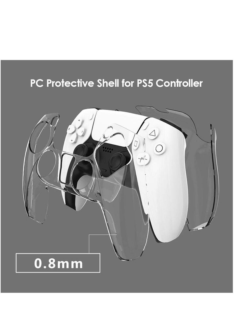 شفافة حالة الكمبيوتر ل PS5 dualsense الجلد ، رقيقة جدا حالة واقية ل بلاي ستيشن 5 تحكم الملحقات - Image 2
