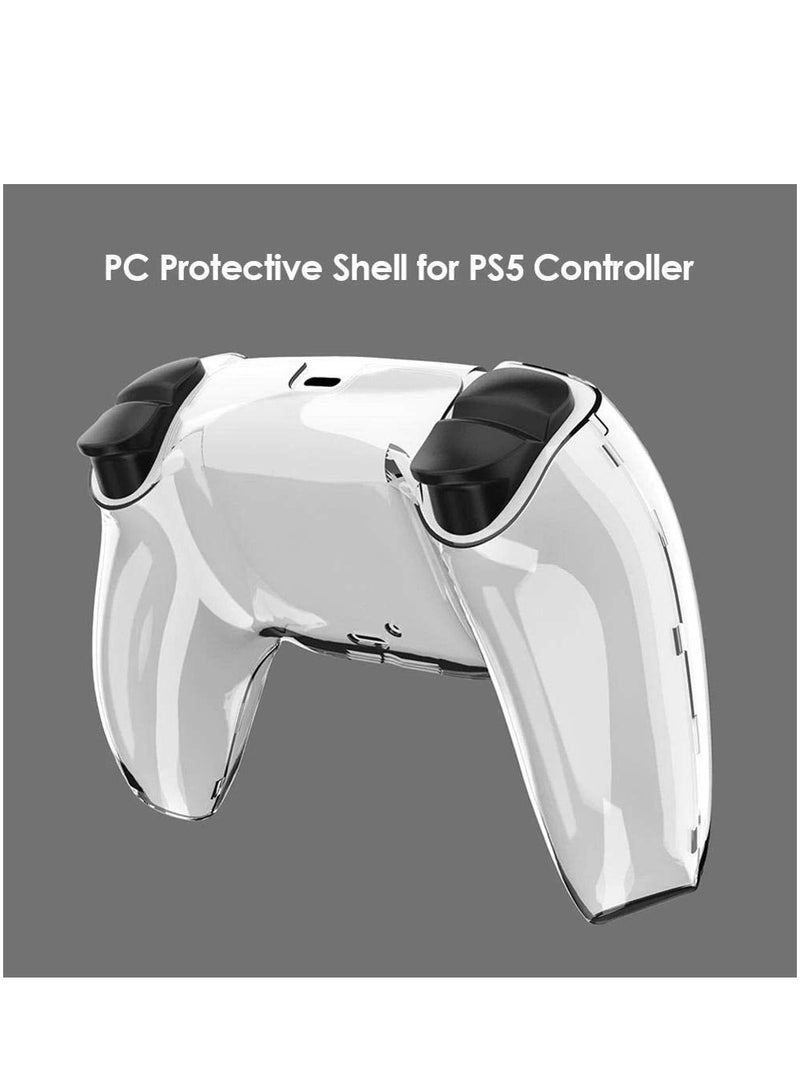 شفافة حالة الكمبيوتر ل PS5 dualsense الجلد ، رقيقة جدا حالة واقية ل بلاي ستيشن 5 تحكم الملحقات - Image 3