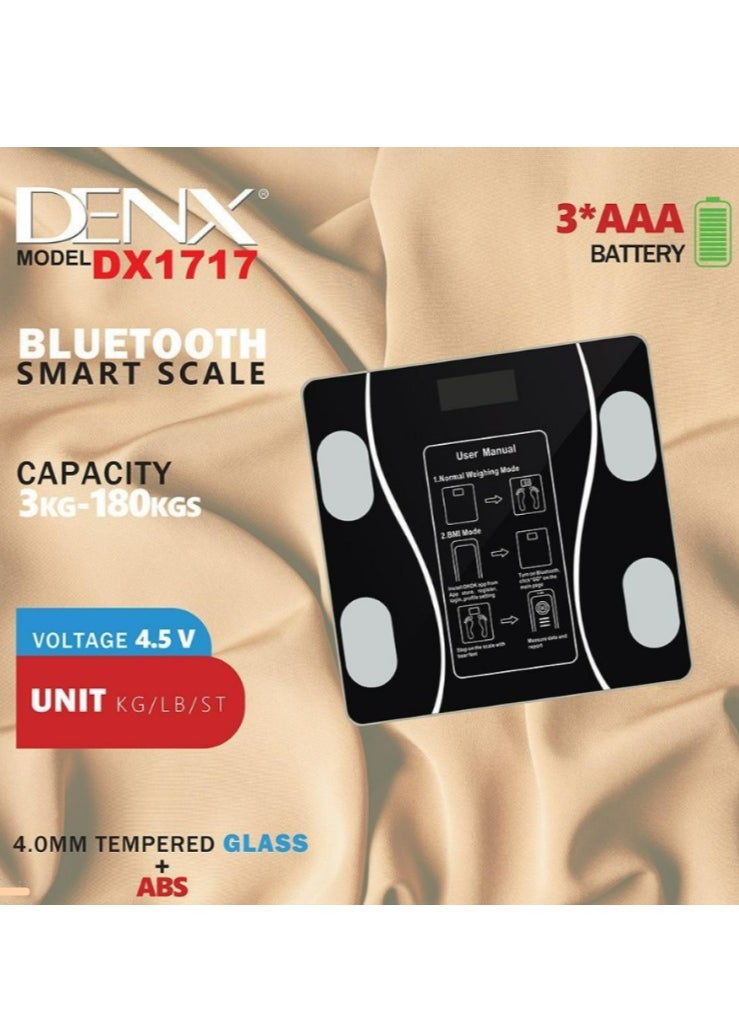 Denx BLUETOOTH SMART SCALE | DX1717 | 4.5 V  - Image 4