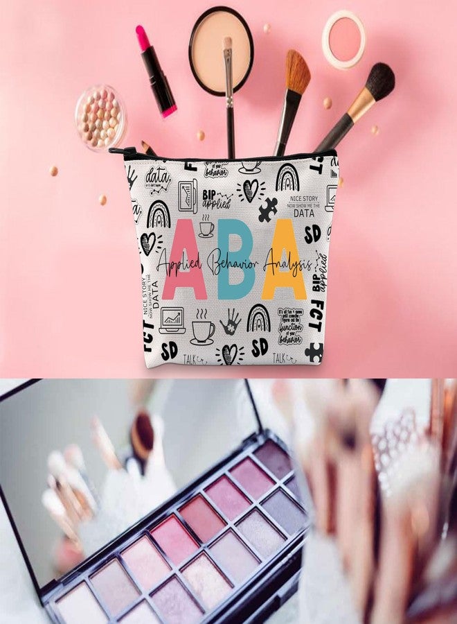 WCGXKO معالج سلوكي ABA هدية معالج سلوكي ABA مجموعة أدوات البقاء على قيد الحياة لمعالج ABA حقيبة مكياج بسحاب (ABA ap) - Image 3