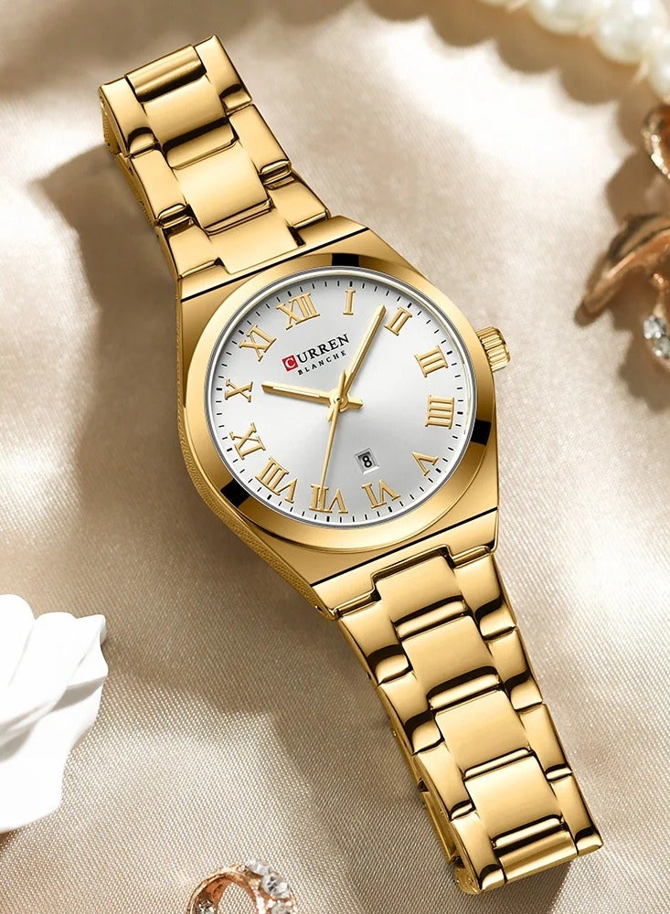 CURREN Watch 9095 Women's Watch Ladies Creative Steel Women's Bracelet Watch Women's Clock Relogio Feminine Montre Femme With Free Box - Image 5