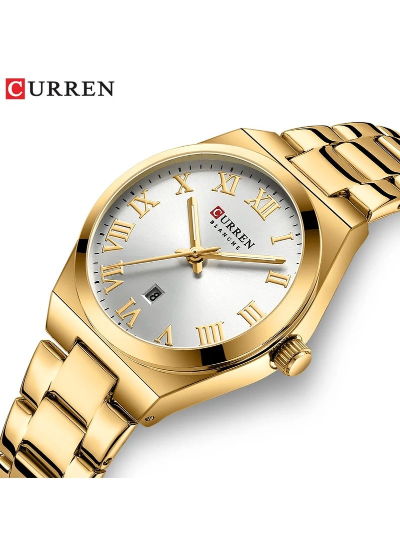 CURREN Watch 9095 Women's Watch Ladies Creative Steel Women's Bracelet Watch Women's Clock Relogio Feminine Montre Femme With Free Box - Image 1