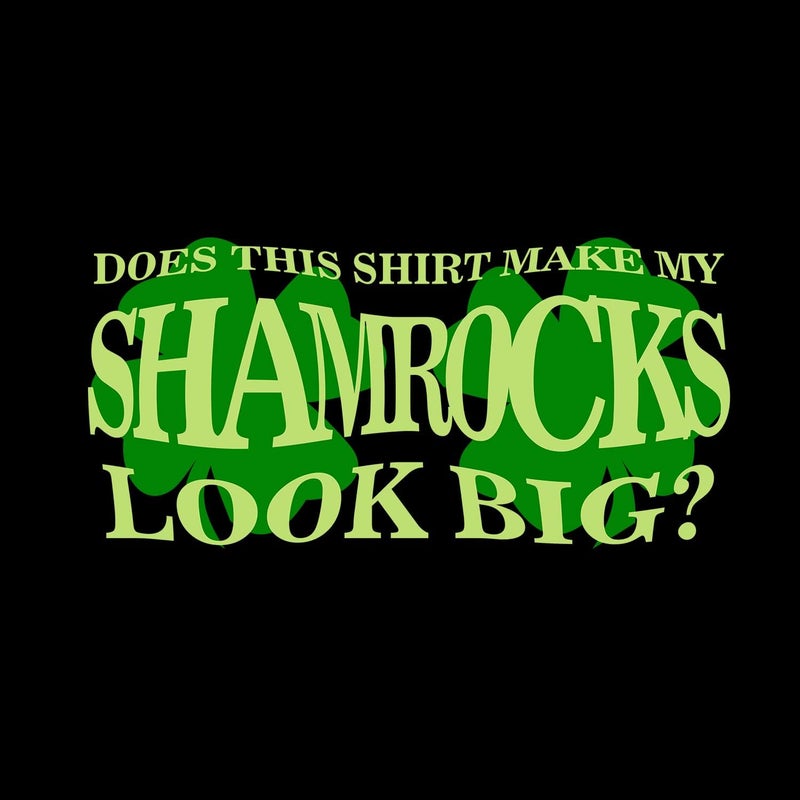 Old Glory St. Patricks Day Big Irish Shamrocks Funny Junior Soft Tank Top - Image 3