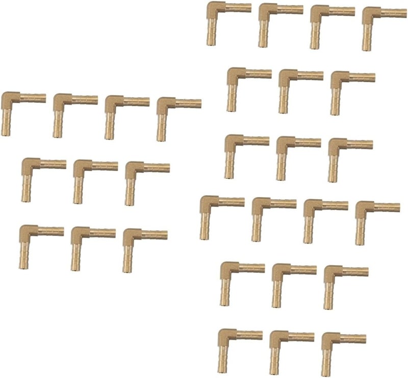 30pcs Quality Material Tubing Elbow Connector Made for Air Water Fuel Oil Gas Lines Fitting Replacement - Image 1