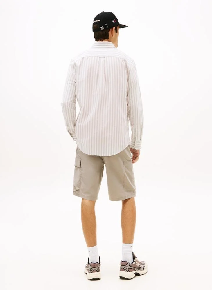 Tommy Jeans Regular Fit Stripe Oxford Shirt