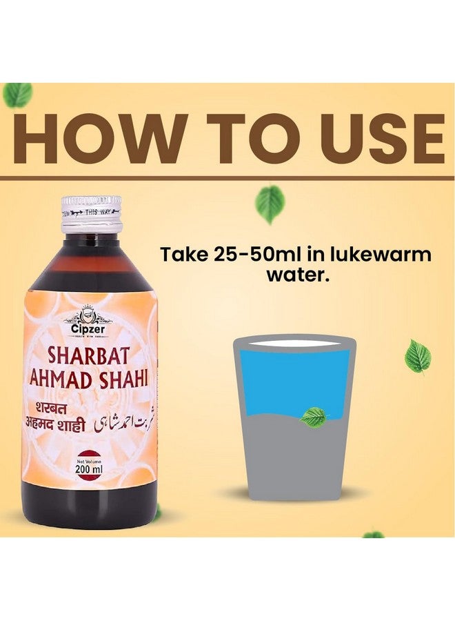 Cipzer Sharbat Ahmed Shahi | Support for Stress| Fatigue and Tension pack of1 (500ml) - Image 5
