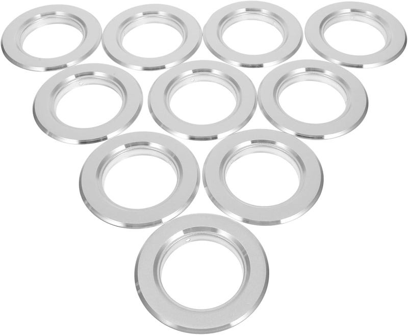 10pcs Box Metal Guards Birds Nest Metal Ring Nest Hole Metal Guards Stainless Steel Birdhouse Portal Silver - Image 1