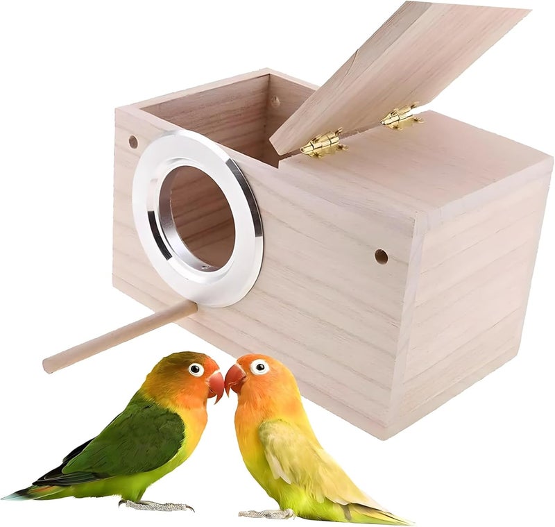 10pcs Box Metal Guards Birds Nest Metal Ring Nest Hole Metal Guards Stainless Steel Birdhouse Portal Silver - Image 3