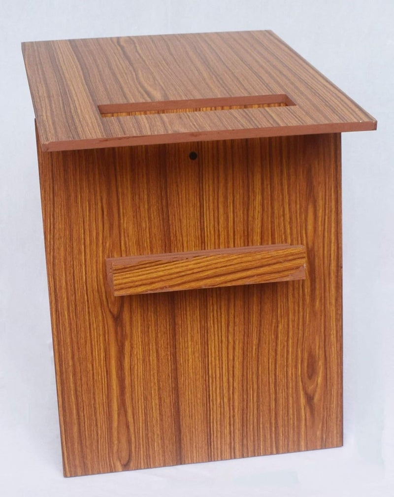 Raytrees Engineered End Table for Living Drawing Room Wooden Peg Table Corner Sofa Side Table with Magazine Newspaper Storage Walnut ModernP RTI - Image 3