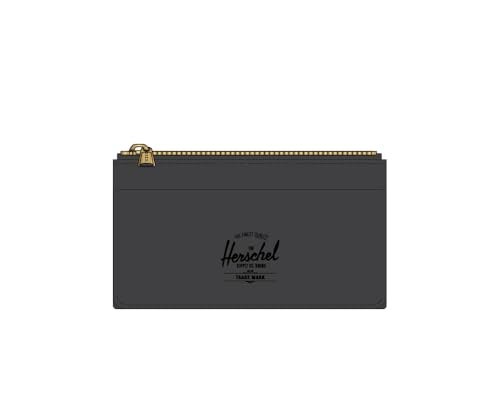 Herschel حامل بطاقات هيرشل سابلاي كو. أوسكار كبير من الجلد النباتي، أسود، كبير - Image 5