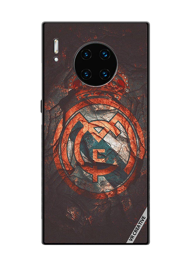 VR CREATIVE Protective Case Cover For Huawei Mate 30 Pro Real Madrid Cake Design Multicolour - Image 1