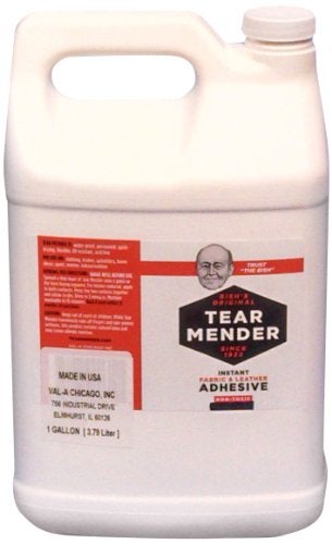 Tear Mender Instant Fabric and Leather Adhesive, 1 Gallon, TG-128 - Image 1
