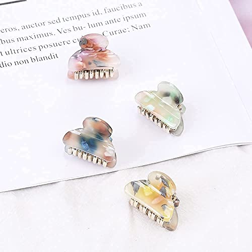 ZEPOLI - Hair Claw Clips for Women Girls Tortoise Barrettes Acrylic Small Hair Jaw Clips (Multi-colour) (6 PACK, BIG) - Image 4
