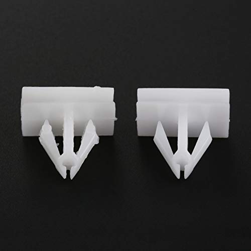 Mtsooning مجموعه 15 قطعة من مسامير تشكيل لوح الراكب من Mtsooning، مشابك تشكيل نايلون بيضاء، مثبتات حافة جانبية، مثبتات سيارات عالمية متوافقة مع بويك إكسيلي GM شيفروليه أفالانش 25693852 - Image 4