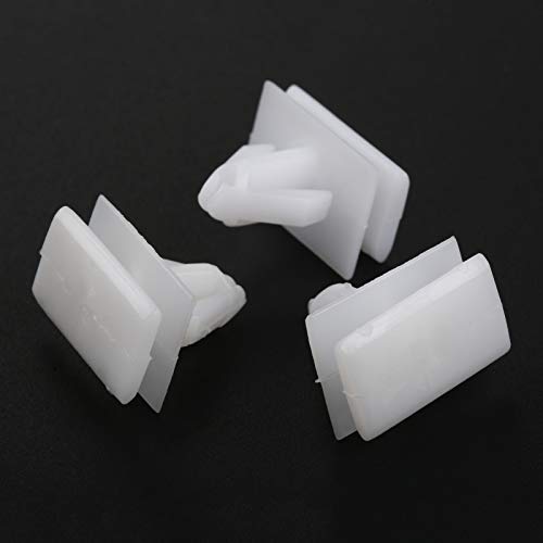 Mtsooning مجموعه 15 قطعة من مسامير تشكيل لوح الراكب من Mtsooning، مشابك تشكيل نايلون بيضاء، مثبتات حافة جانبية، مثبتات سيارات عالمية متوافقة مع بويك إكسيلي GM شيفروليه أفالانش 25693852 - Image 3