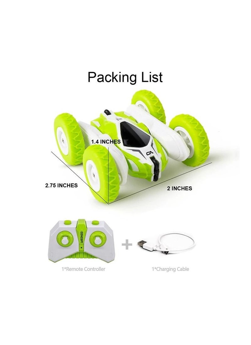 Toy Box - Remote control car 2.4Ghz 360 Rotation Double flip USB Rechargeable RC Racing stunt Car assorted mix Colour - Image 1
