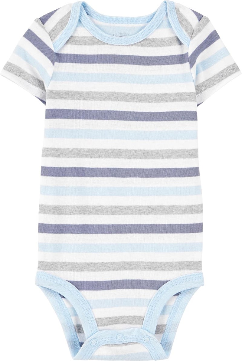 سيمبل جويز باي كارترز Simple Joys by Carter's baby-boys 6-pack Short-sleeve Bodysuit Bodysuit (pack of 6) - Image 2