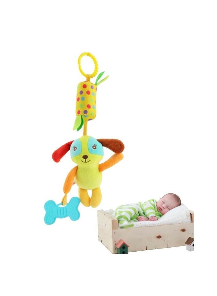 Soft Hanging Baby Rattle Toy with Teethers, Ring Clip, for Stroller, Car Seat, Travel Bed for Boys and Girls, 1pc, 35cm CODE / SKK-003 - Image 3