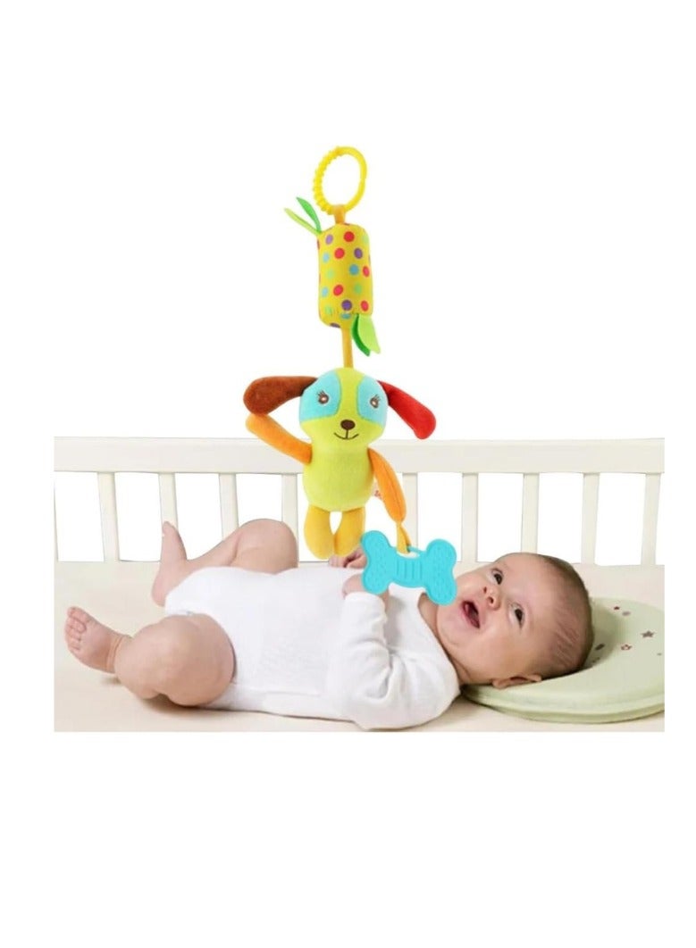 Soft Hanging Baby Rattle Toy with Teethers, Ring Clip, for Stroller, Car Seat, Travel Bed for Boys and Girls, 1pc, 35cm CODE / SKK-003 - Image 4
