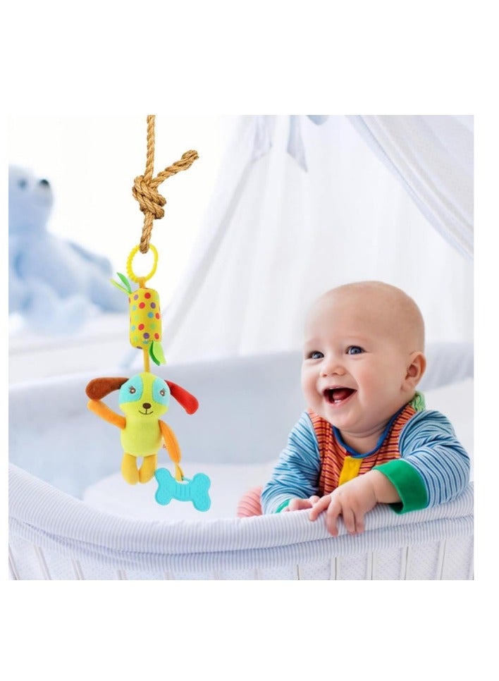 Soft Hanging Baby Rattle Toy with Teethers, Ring Clip, for Stroller, Car Seat, Travel Bed for Boys and Girls, 1pc, 35cm CODE / SKK-003 - Image 5