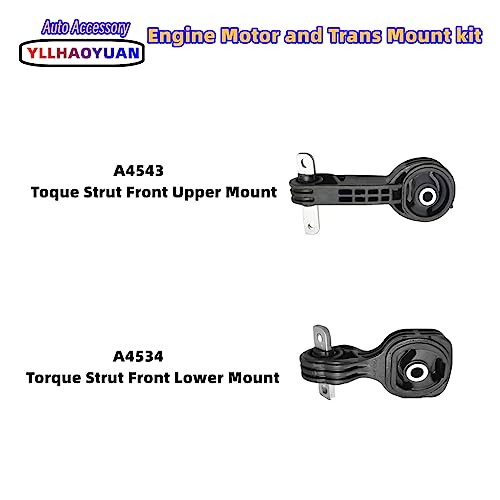 Yllhaoyuan Engine Motor and Trans Mount 4 pcs Compatible with 2006 2007 2008 2009 2010 2011 Ho-nda Civic 1.8L Replacement for A4546 A4530 A4534 A4543 - Image 5