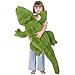 FFxiong 48 inch Green Large Alligator Stuffed Animal Long Body Pillow 4 ft Cute Giant Crocodile Plush Toy Gift for Kids Girl Boy Birthday Valentines - Image 2