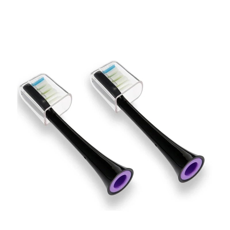 7 Pcs Electric Toothbrush Heads Soft Bristle 4 Black 3 White for X3 X5 X1 - Image 3
