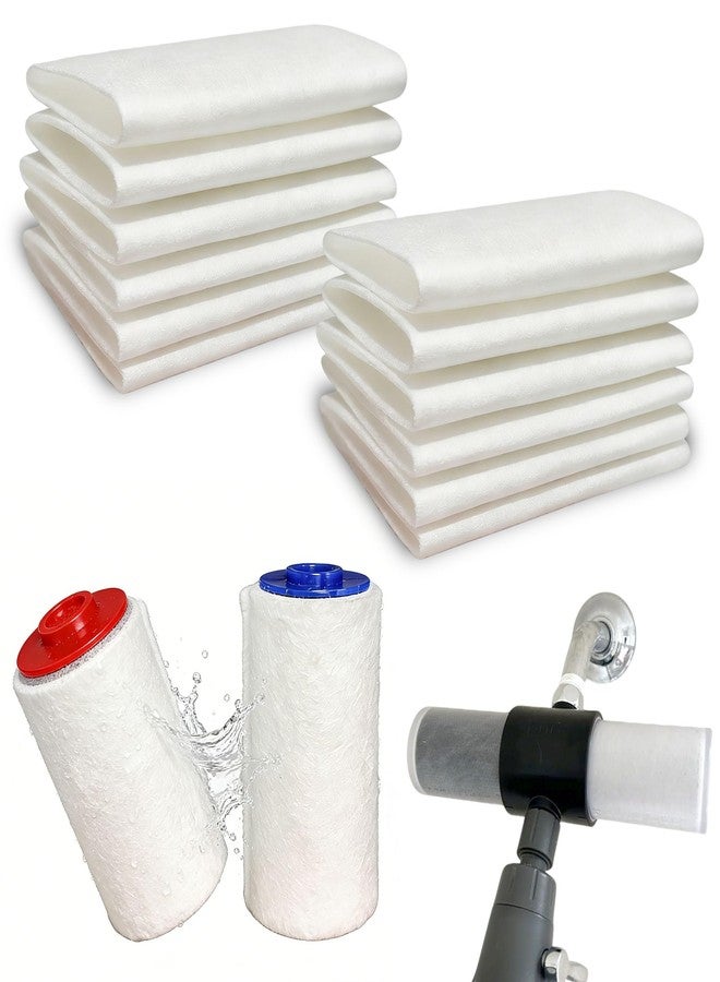 xcivi Replacement Pre Filter Sleeve for Weddell Duo Shower Filter, Protect Your Skin & Hair From Rust, Dust, Sand And Other Impurities, High-efficiency Pre Filter, Easy Installation (12 PCS), - Image 1