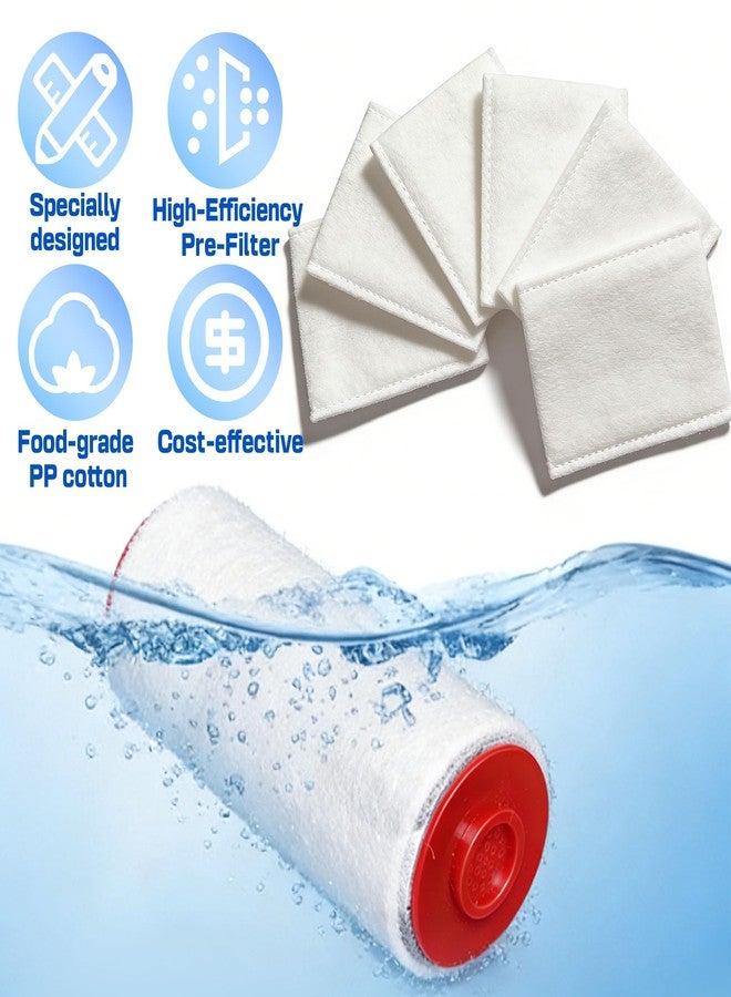 xcivi Replacement Pre Filter Sleeve for Weddell Duo Shower Filter, Protect Your Skin & Hair From Rust, Dust, Sand And Other Impurities, High-efficiency Pre Filter, Easy Installation (12 PCS), - Image 3
