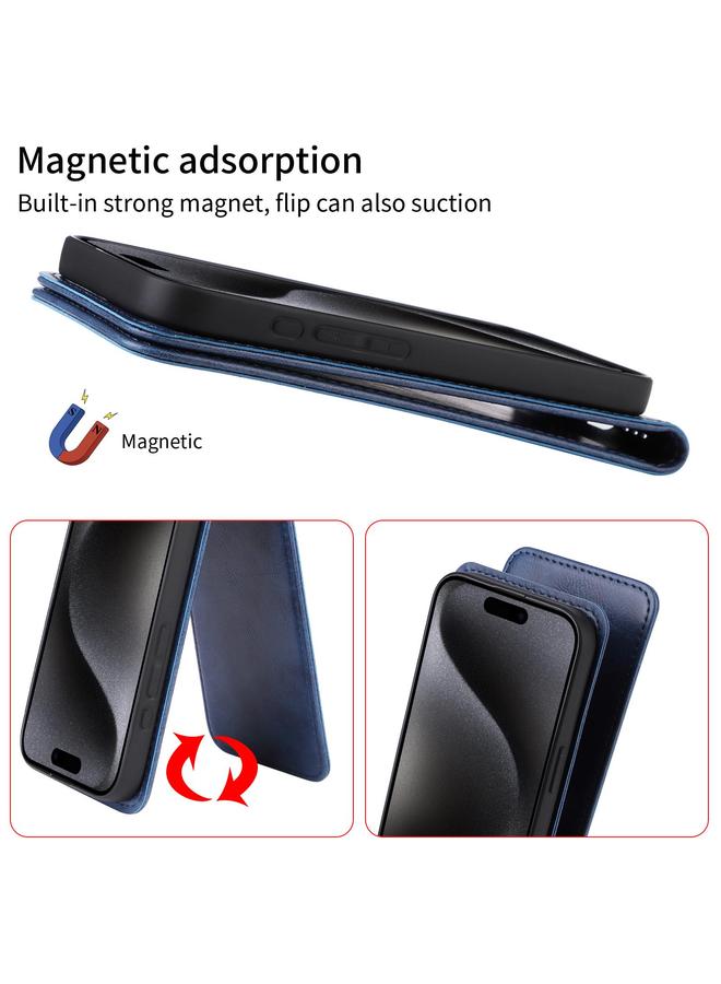 S-TOP Case For Motorola Moto G35 5G Magnetic Vertical Flip Leather Phone Case - Image 4