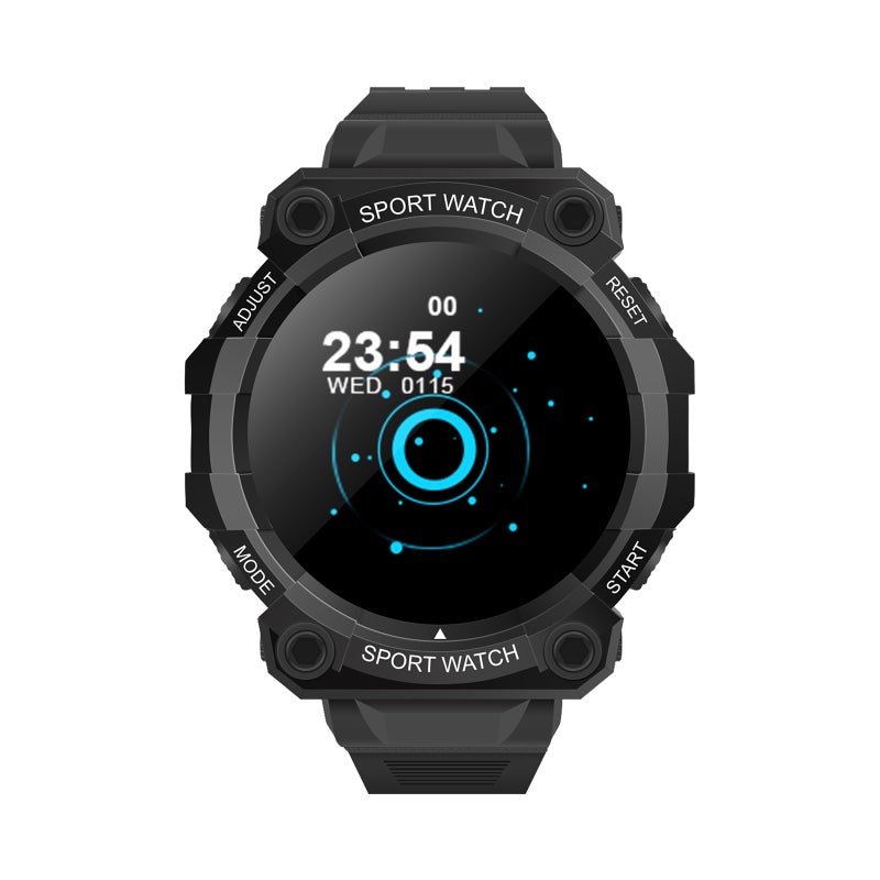 FD68 Smart Sports Watch 1.44'' IPS Single-touch Screen Heart Rate/Sleep Monitor Multiple Sports Mode Long Endurance Message/Call Reminder Compatible with Android iOS - Image 1