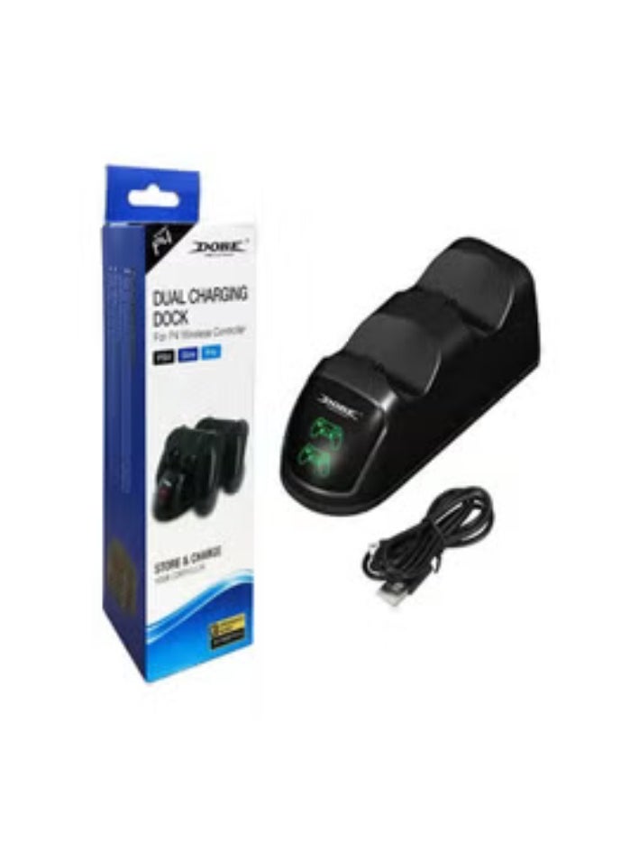 DOBE Dual Charging Dock With USB Cable For PlayStation 4 Wireless Controller  - Image 1