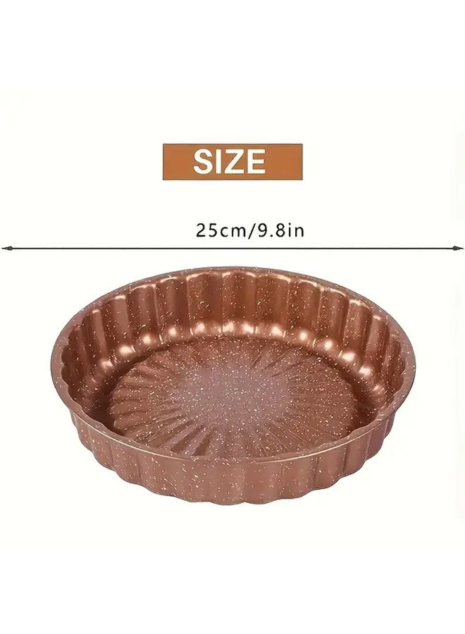 2Pcs Non Stick Flower Shaped Cake Pans 9 5 Inch Holiday Baking Essentials - Image 3