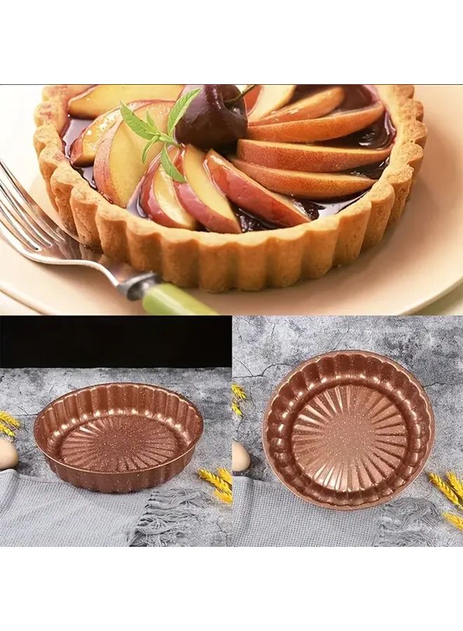 2Pcs Non Stick Flower Shaped Cake Pans 9 5 Inch Holiday Baking Essentials - Image 4